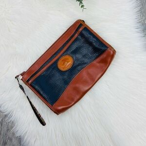 Vintage Dooney & Bourke Leather Medium Purse / Clutch